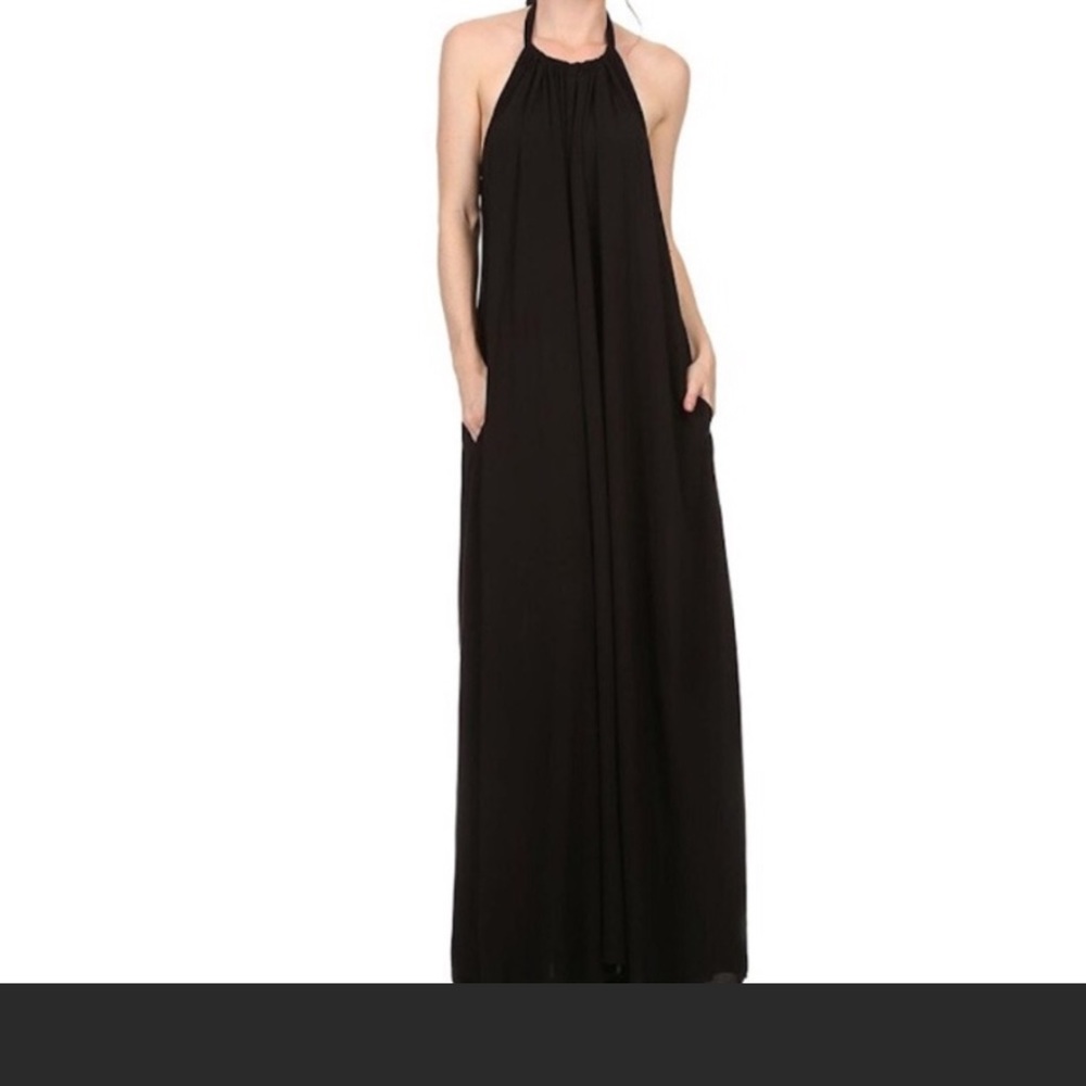 Reformation halter maxi dress